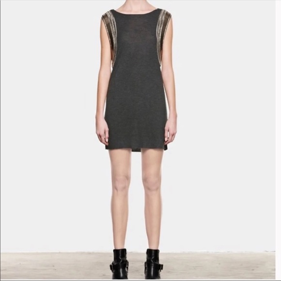 All Saints Dresses & Skirts - All Saints Siri Vest Dress Gray Metal AllSaints
